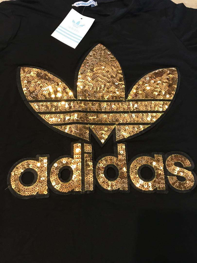 Adidas gold dress hotsell
