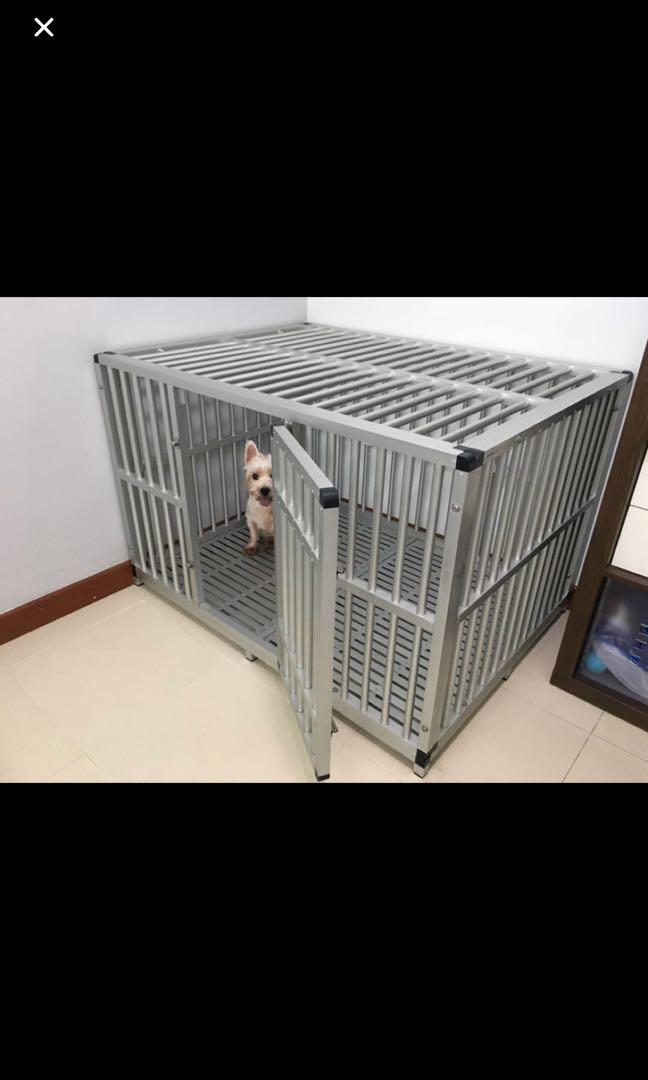 Aluminium Dog Cage Pet Supplies Homes Other Pet Accessories on