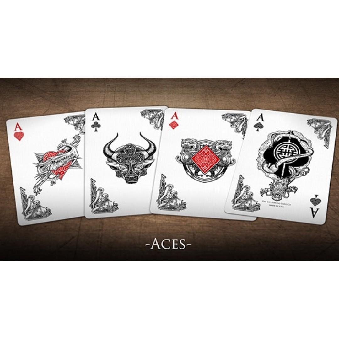 Bicycle Middle Kingdom White Playing Cards Toys Games Board Games Cards On Carousell