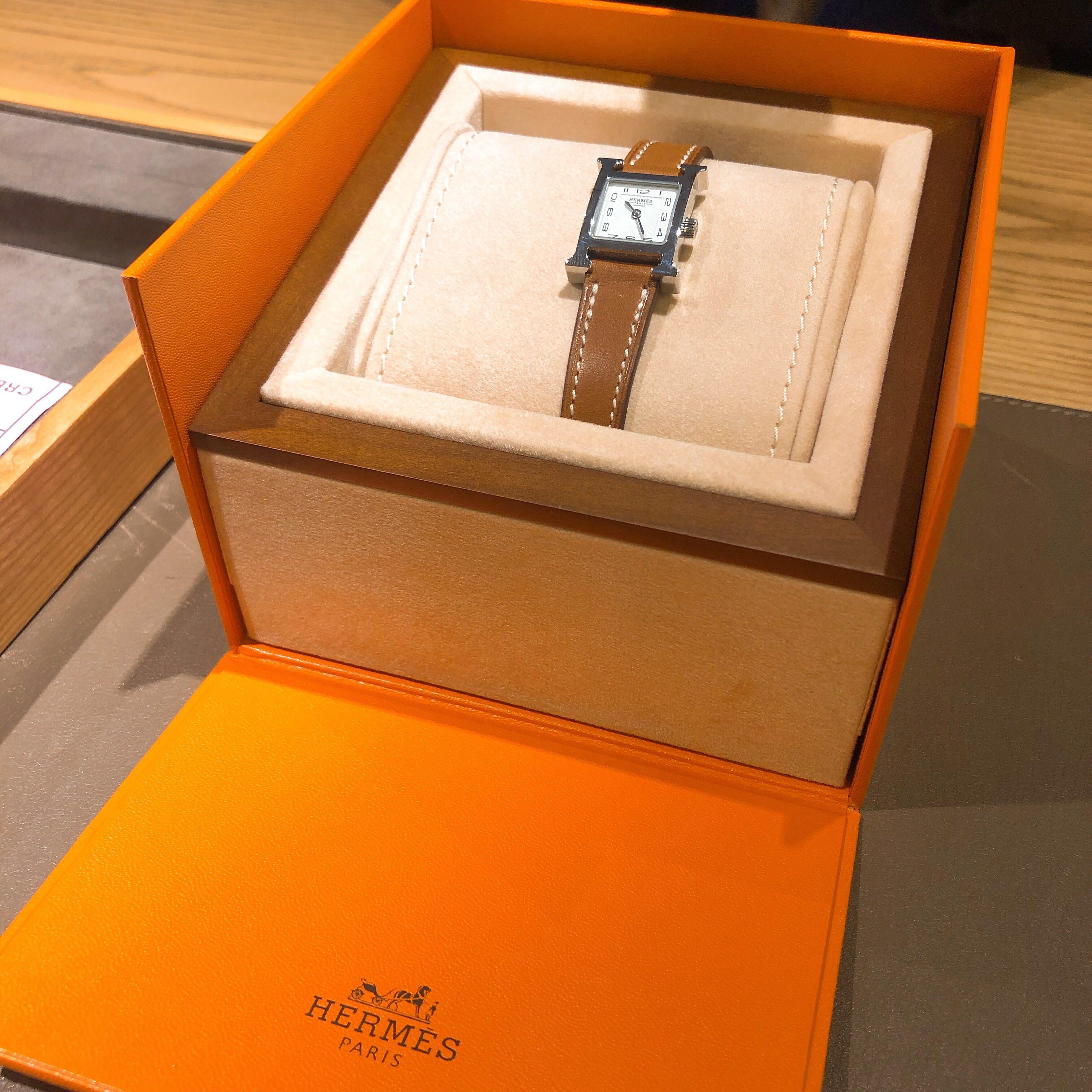 Hermes H Casaque Watch Box, Luxury, Watches on Carousell