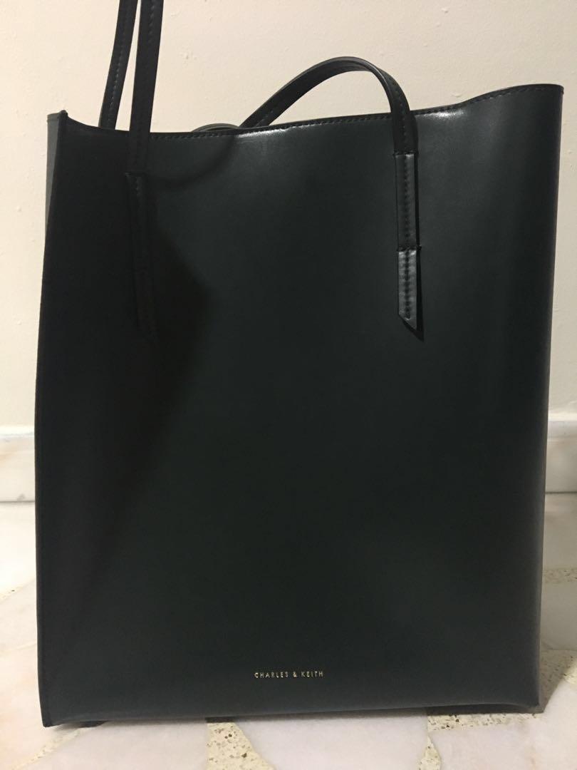 Charles And Keith Tote Bag Women S Fashion Bags Wallets Tote Bags On Carousell