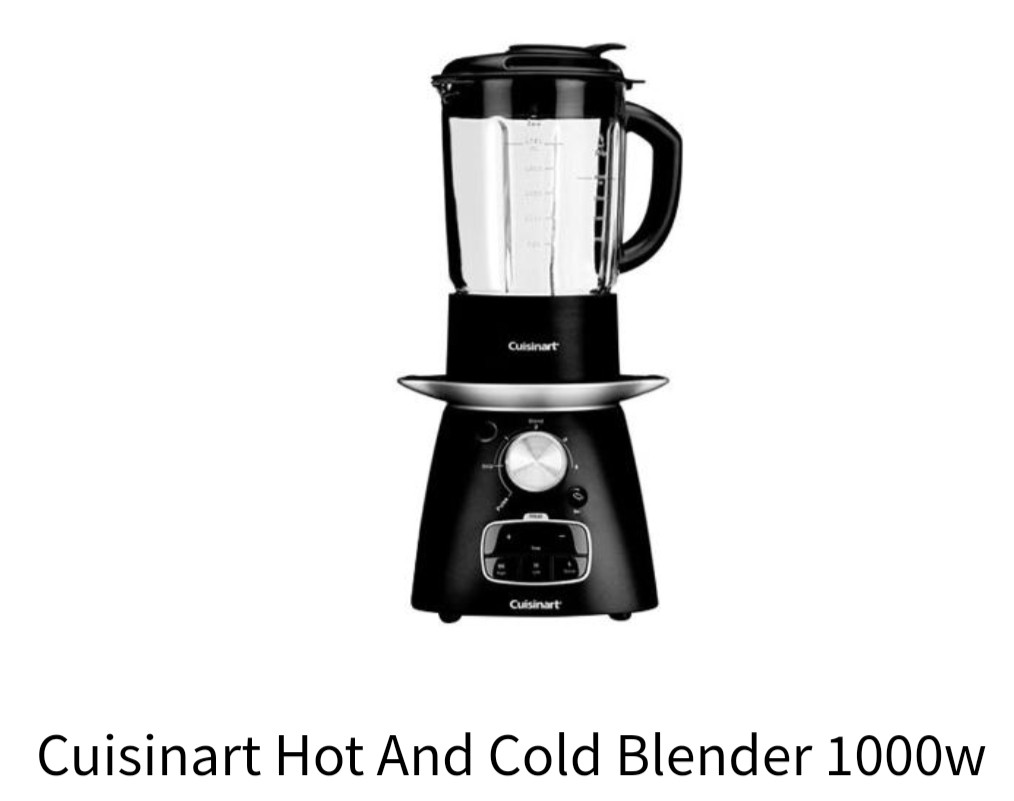 Cuisinart Hot and Cold Blender, TV & Home Appliances, Kitchen