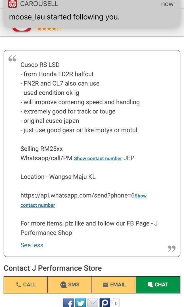 Cusco Type RS LSD 1.5 Way for K20A FD2R, DC5R CL7R, Car Accessories, Accessories on Carousell Cusco Type RS LSD 1.5 Way for K20A FD2R, DC5R CL7R, Car Accessories, Accessories on Carousell