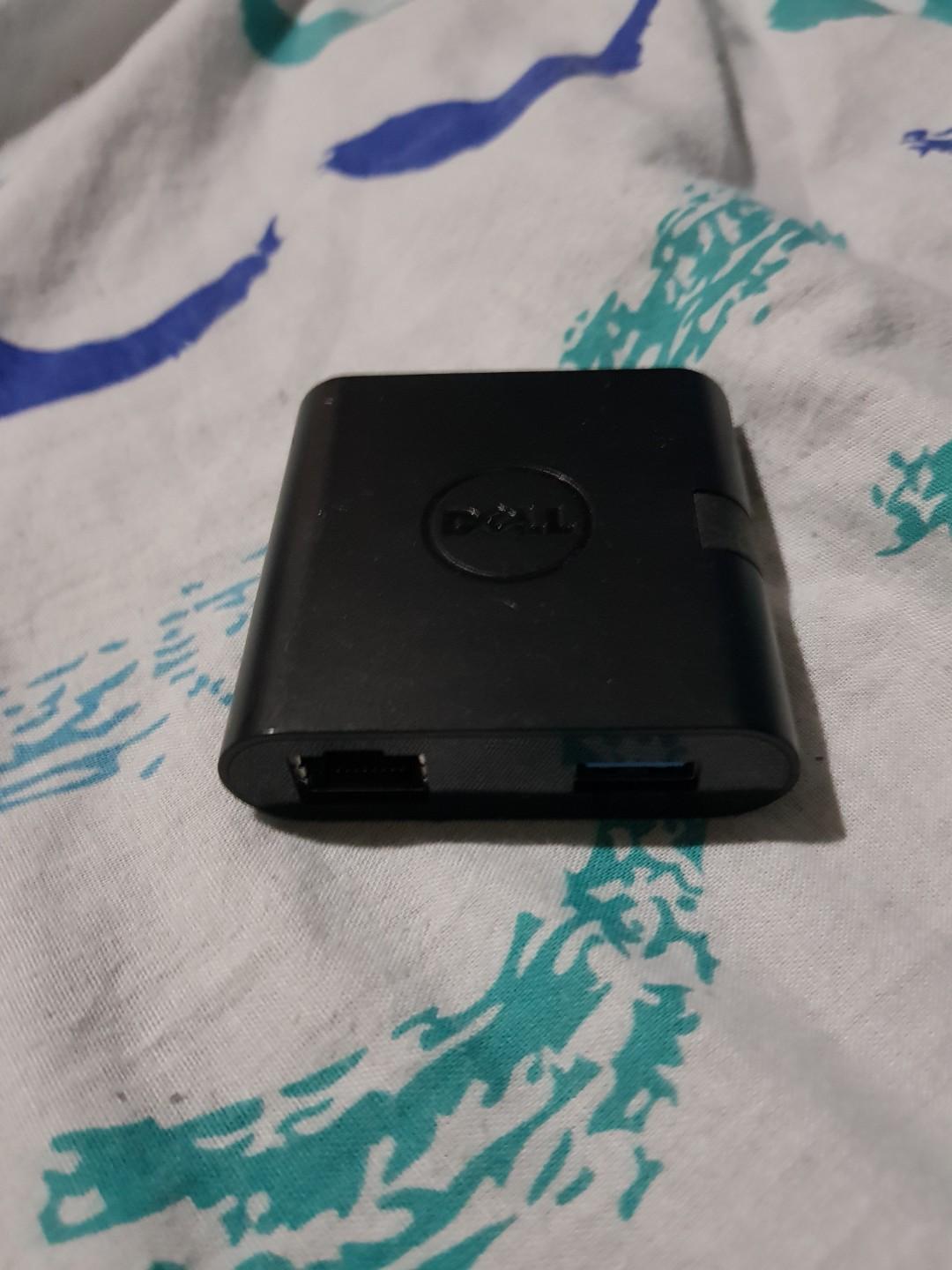 Dell DA-200 Type C Adapter (Category: Cables & Adaptors) located in Makati City. Submitted by jgc97 (Listing ID 202041903, Image 1). Description: Used DELL DA-200 Adapter for XPS laptop or Type C devices going to VGA, HDMI, LAN, USB. RFS: Not really using it anymore #InMakati.