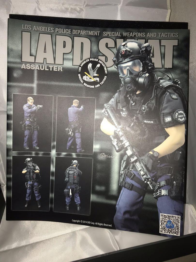 DID MMS 1/6 DX12 LAPD SWAT ASSAULTER Los Angeles Police 洛杉磯特警 