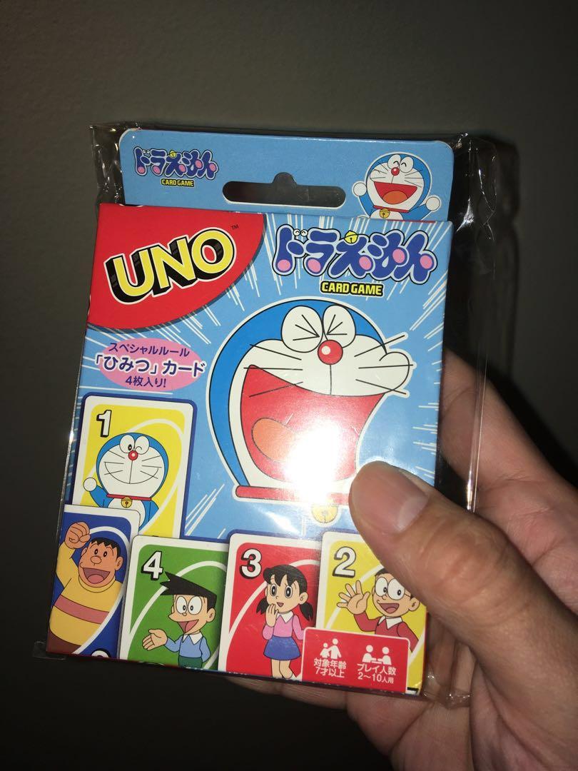 Doraemon Uno Card Game Toys Games Board Games Cards On Carousell