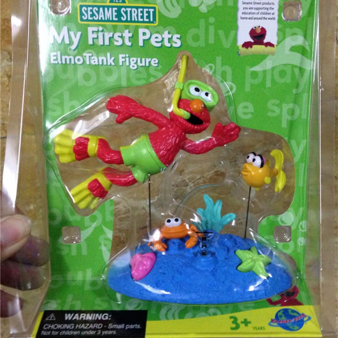 Elmo Sesame Street Tank Figurine Cake Topper Toys Games