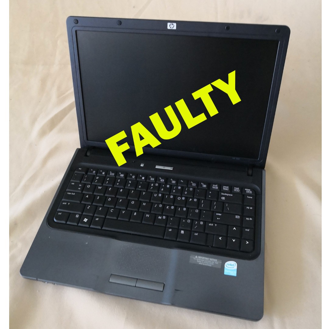 Faulty Laptop Hp 500 No Ram No Hdd No Power Adapter Notebook Rosak 14 1 Inch Electronics Computers Laptops On Carousell