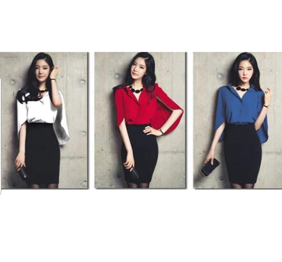 Full Set Pretty 2 Piece Ol Outfit Blue And Black Women S Fashion Clothes Rompers Jumpsuits On Carousell