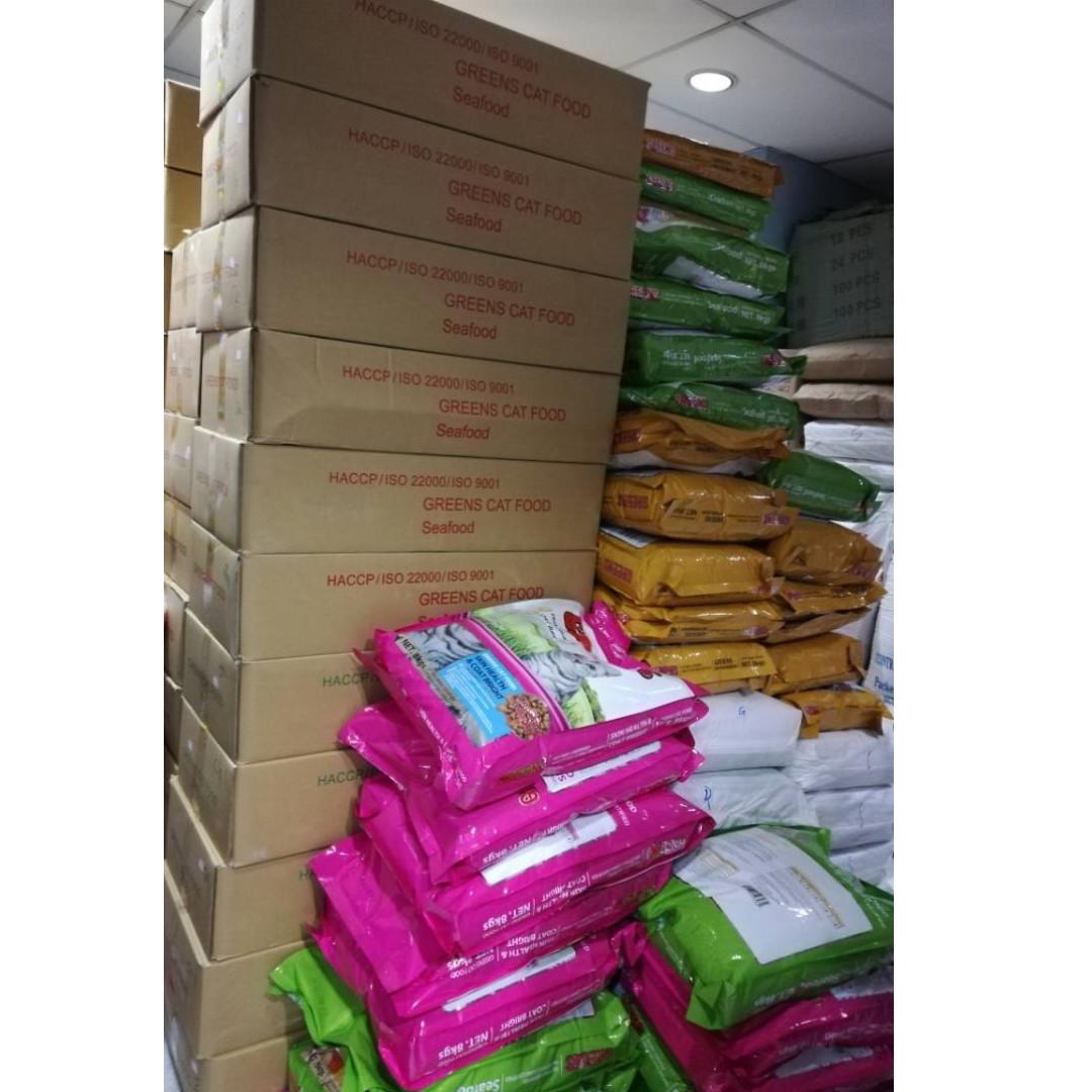 Greens Seafood Cat Food Makanan Kucing 8kg, Pet Supplies, Pet Food 