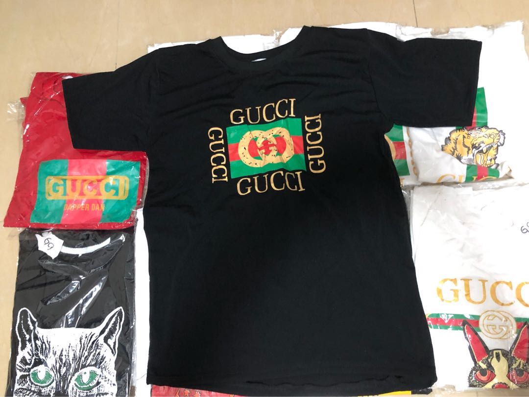 gucci black tee