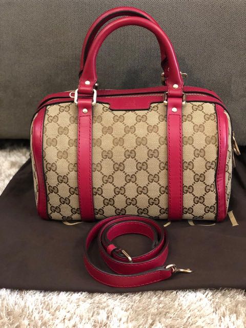 Gucci Boston Mini 26cm Tr Luxury Bags Wallets On Carousell