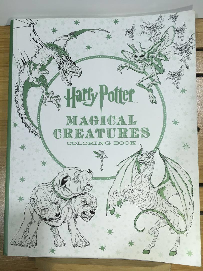 Harry Potter Magical Creatures Colouring Book , Hobbies & Toys, Books ...