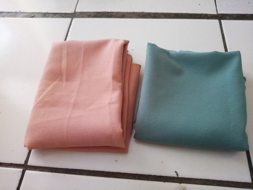 Hijabb Segiempat 15kpsbahan Diamond Crepe Womens Fashion Muslim