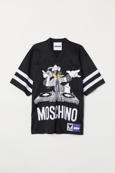 H\u0026M Moschino Mesh T-Shirt, Men's 