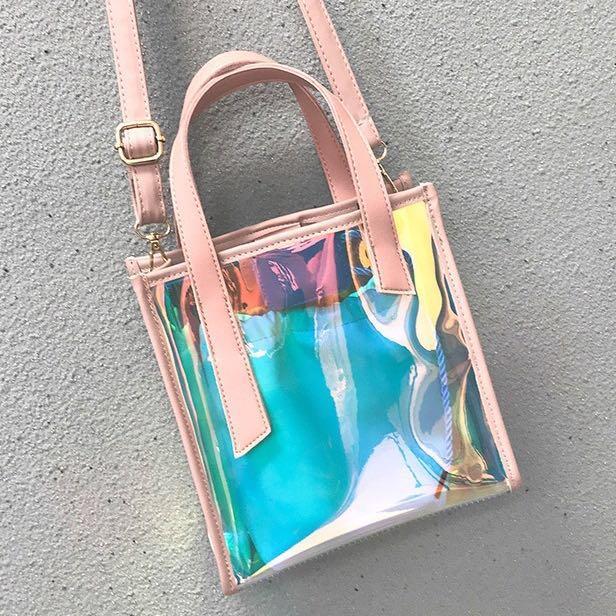 Charles and keith holographic bag clearance
