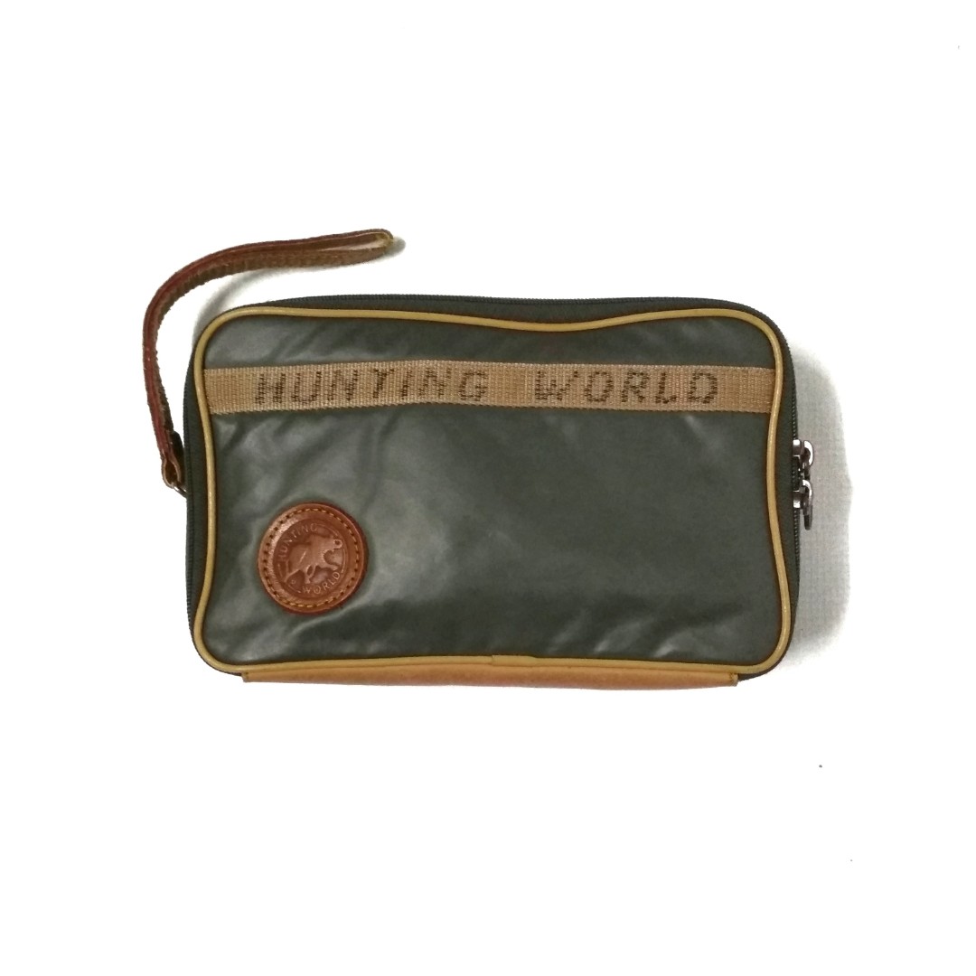 【leather】HUNTING WORLD CLUTCH BAG