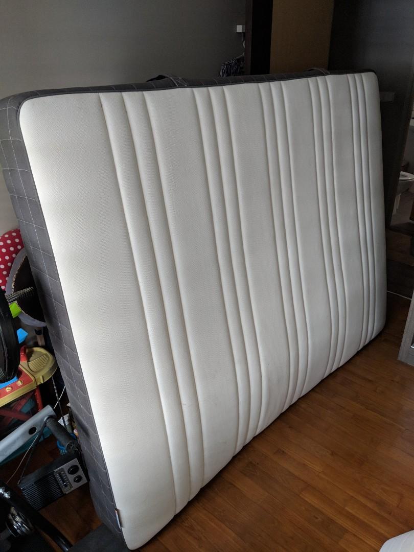 Ikea Queen Size Mattress, Furniture & Home Living, Furniture, Bed