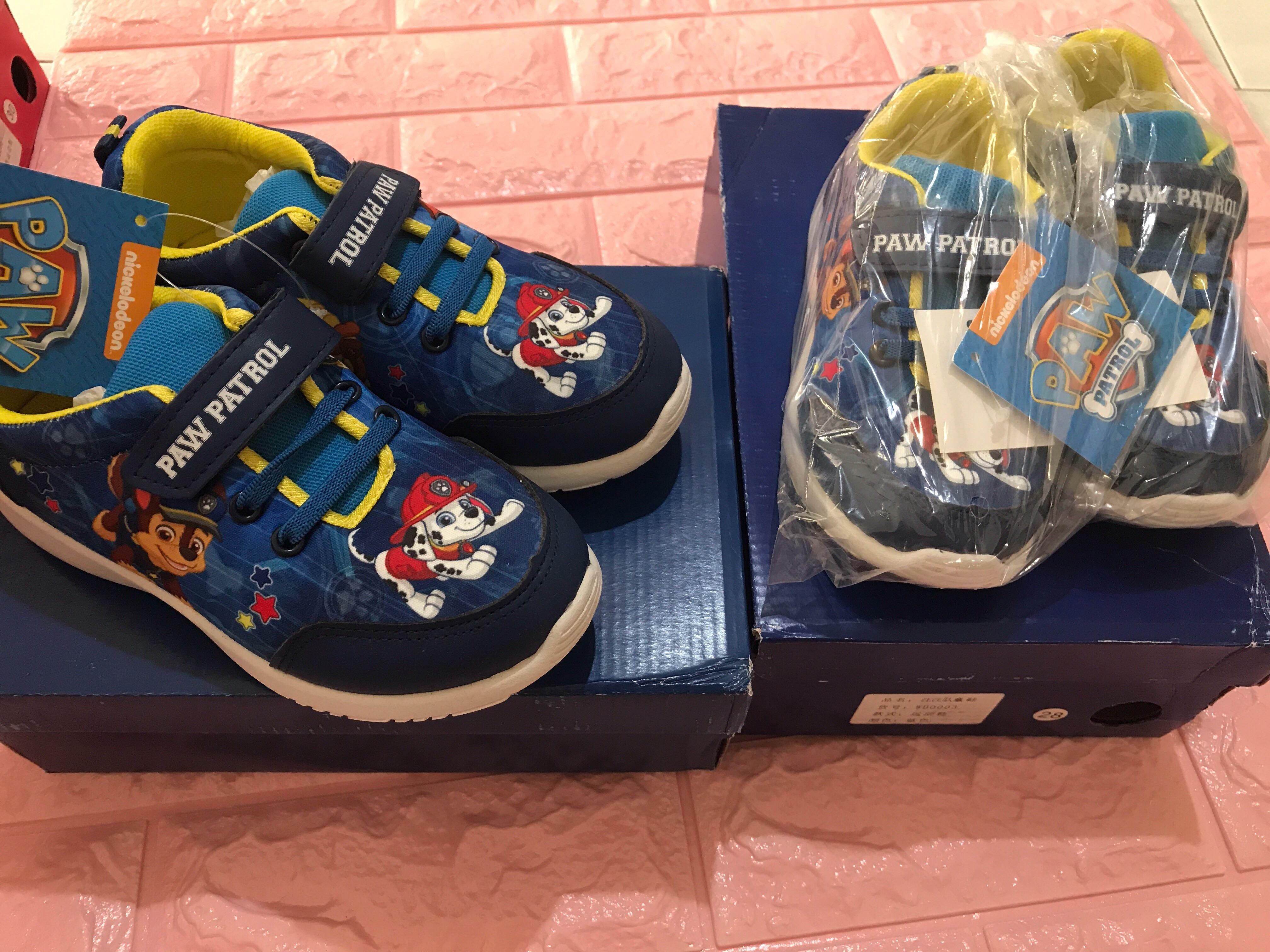 paw patrol shoes size 4