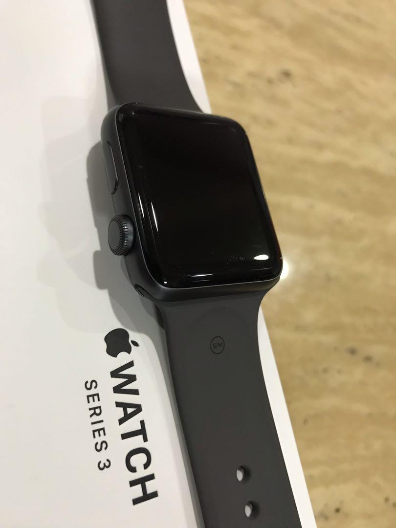 iWatch Series 3 GPS 42 mm space gray Mobile Phones Gadgets Wearables Smart Watches on Carousell