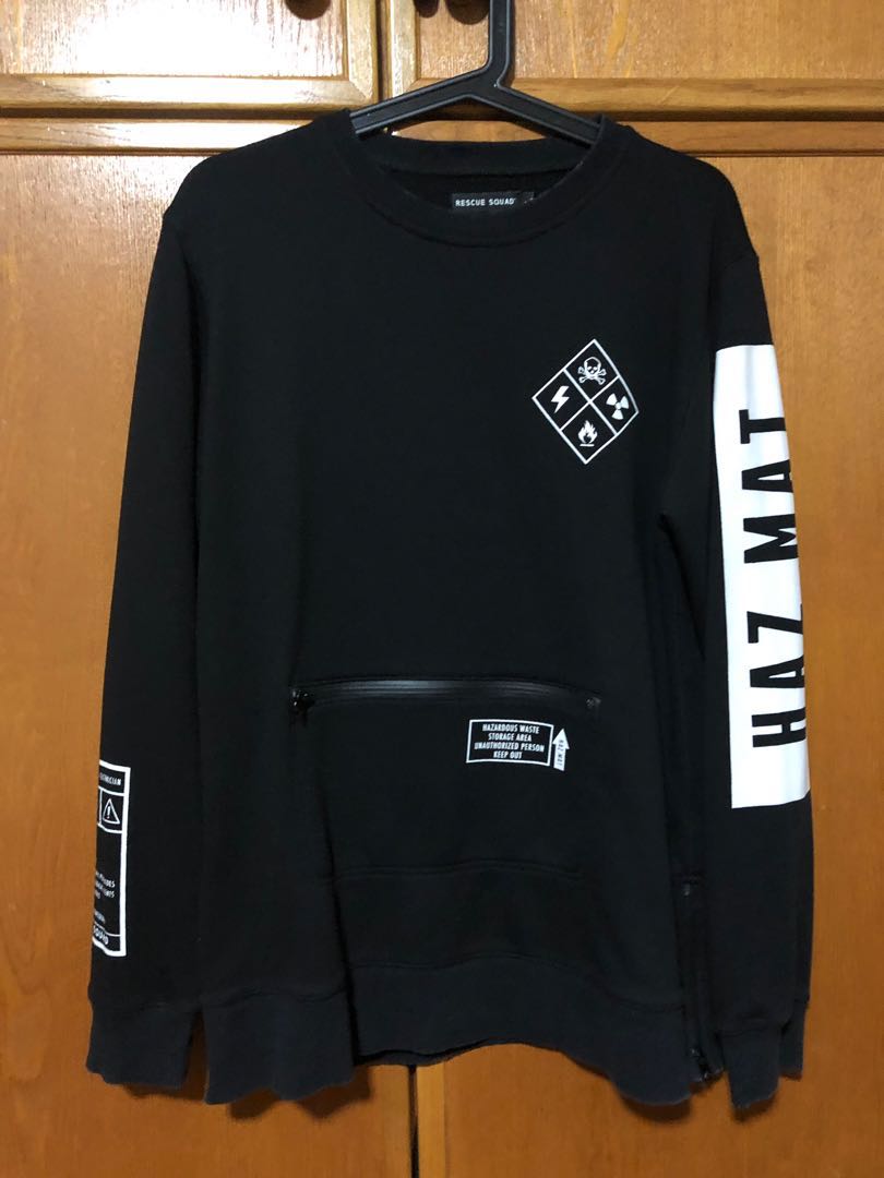 Japan Rescue Squad Black Pullover Men S Fashion Clothes Tops On