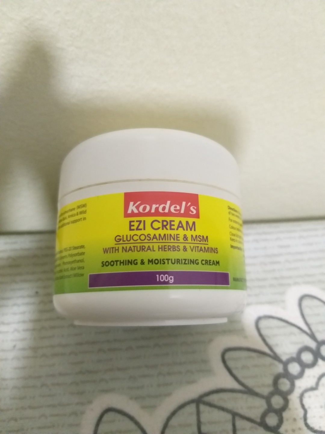 Kordel s Ezi cream with MSM Glucosamine
