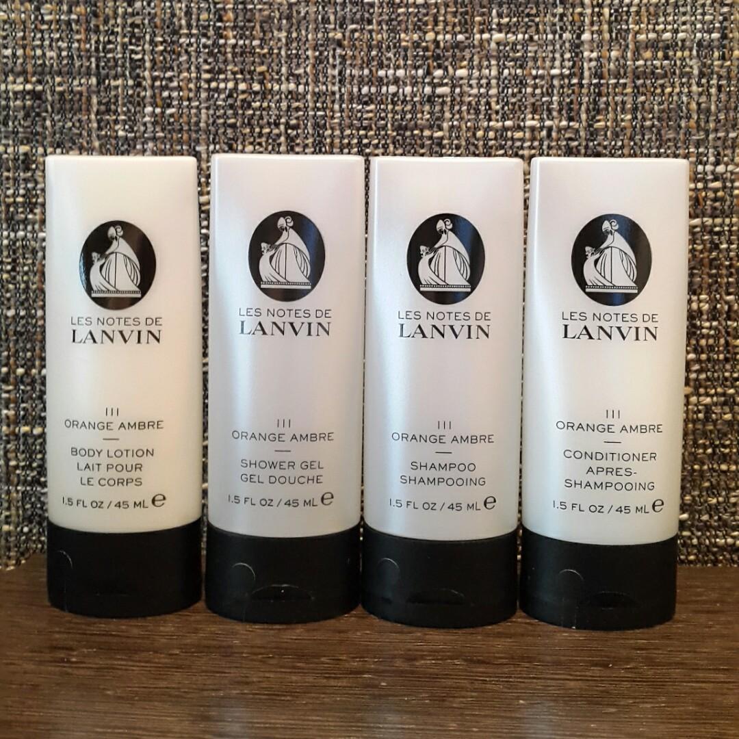 Les Notes De Lanvin Hotel Amenities Set Kesehatan Kecantikan Kulit Les Notes De Lanvin Hotel Amenities Set Kesehatan Kecantikan Kulit