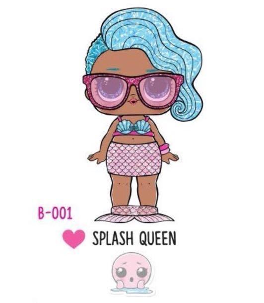Bling series top splash queen