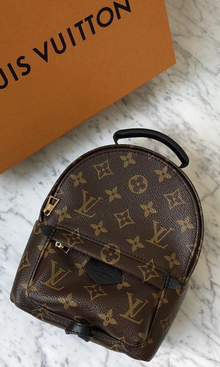 Mini Spring Backpacks Louis Vuitton mini palm spring backpack, Luxury, Bags & Wallets on ...