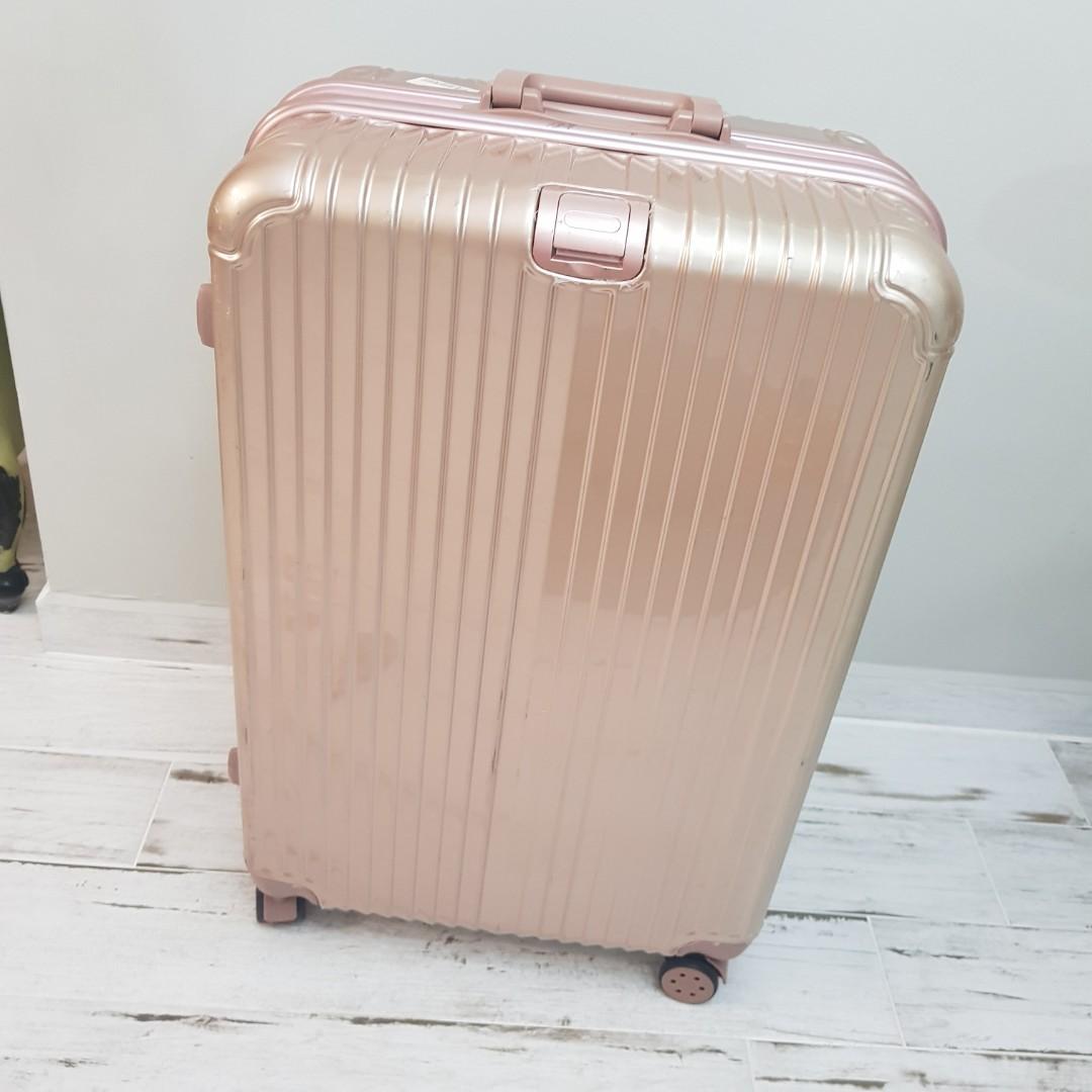 pink hard case suitcase
