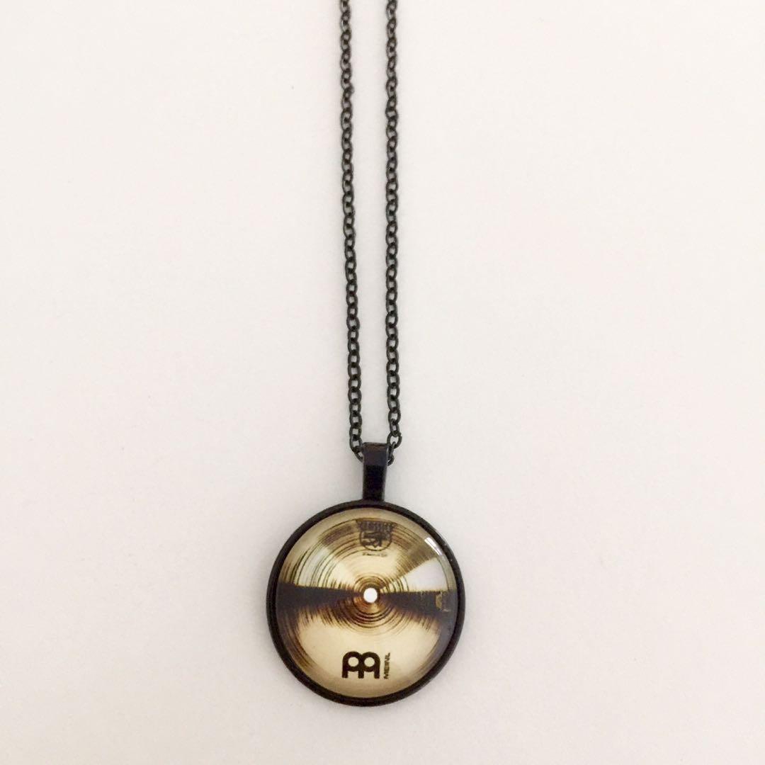 Meinl drum cymbal necklace pendant gift drummer drums, Hobbies & Toys