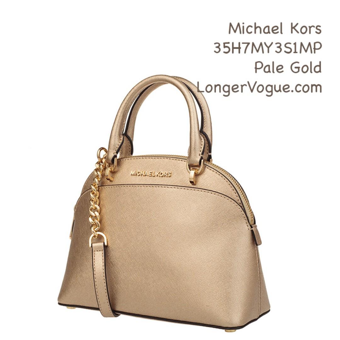 mk gold bag