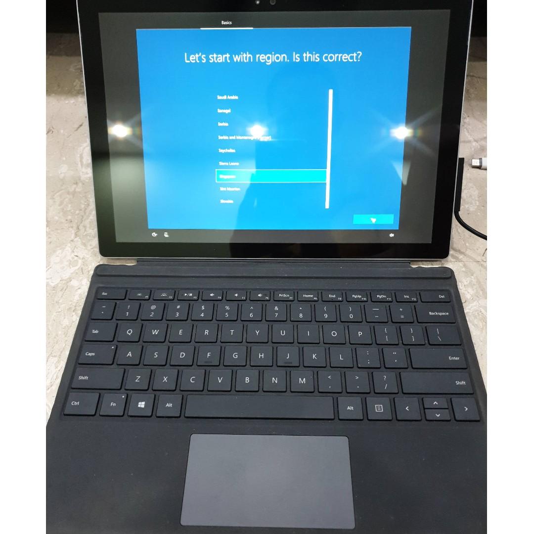 Microsoft Surface Pro 4 I5 4gb 128gb New Replacement Set Electronics Computers Laptops On Carousell