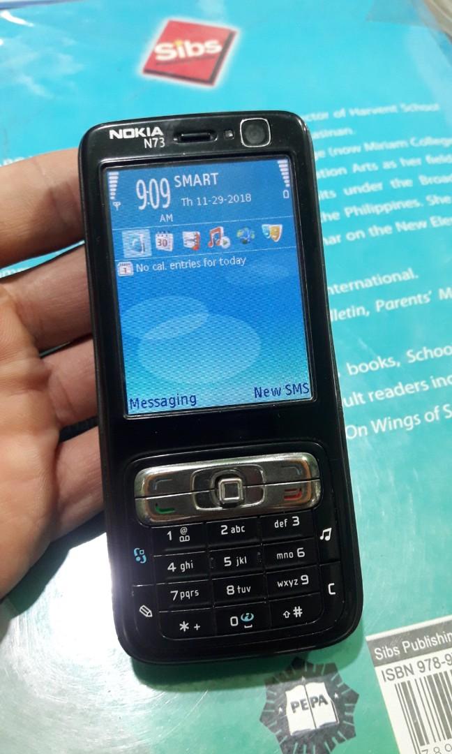 N73 NOKIA (Category: Android Others) located in Manila. Submitted by thegreat. (Listing ID 202067510, Image 1). Description: BUO GUMAGANA LAHAT NO BOX & CHARGER PAG PINIPINDOT NAGDODOBLE ANG NUMBER SAMPLE PRESS 5 LUMALABAS SA SCREEN DALAWANG 5 ... MALIBAN DUN OK NA LAHAT CHANGING OK ... LCD DISPLAY OK SPEAKER OK MAAYOS NA MAAYOS AS IS ONLY.
