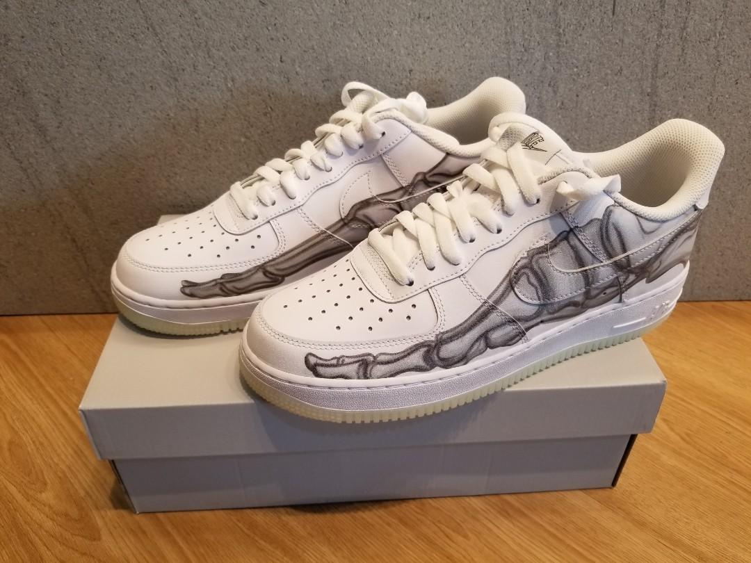 air force ones skeleton
