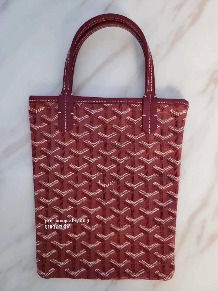 Goyard Poitiers Tote Blue, Luxury, Bags & Wallets on Carousell