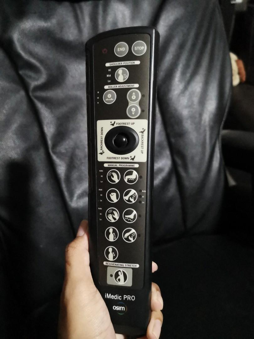 Osim massage chair remote control 2025