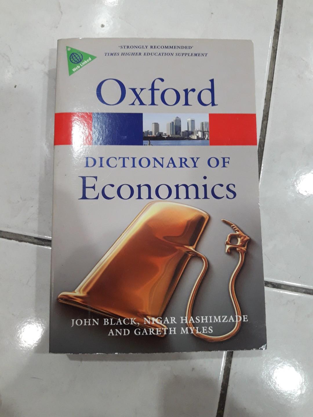 Oxford Dictionary Of Economics Books Stationery Books On Carousell