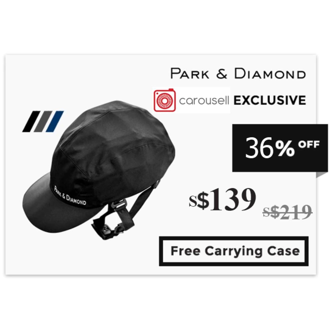 Bicycle Helmet Park Diamond Foldable Bike Helmet Baseball Cap Design Bicycles Pmds Parts Accessories On Carousell