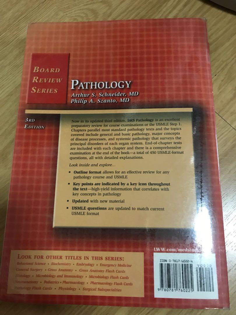 Pathology 3rd Edition By Arthur Schneider Philip Szanto Books