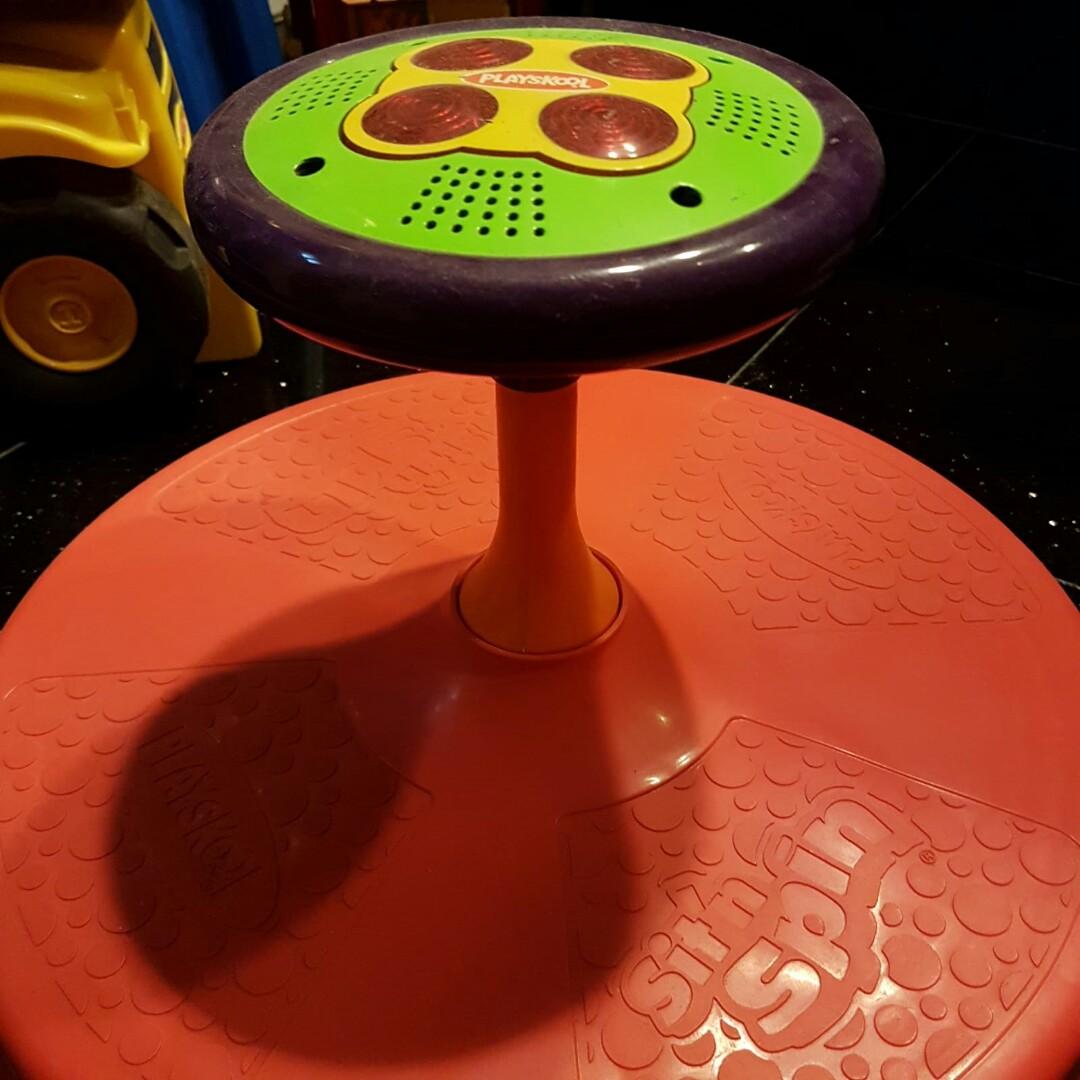 playskool sit n spin music and lights