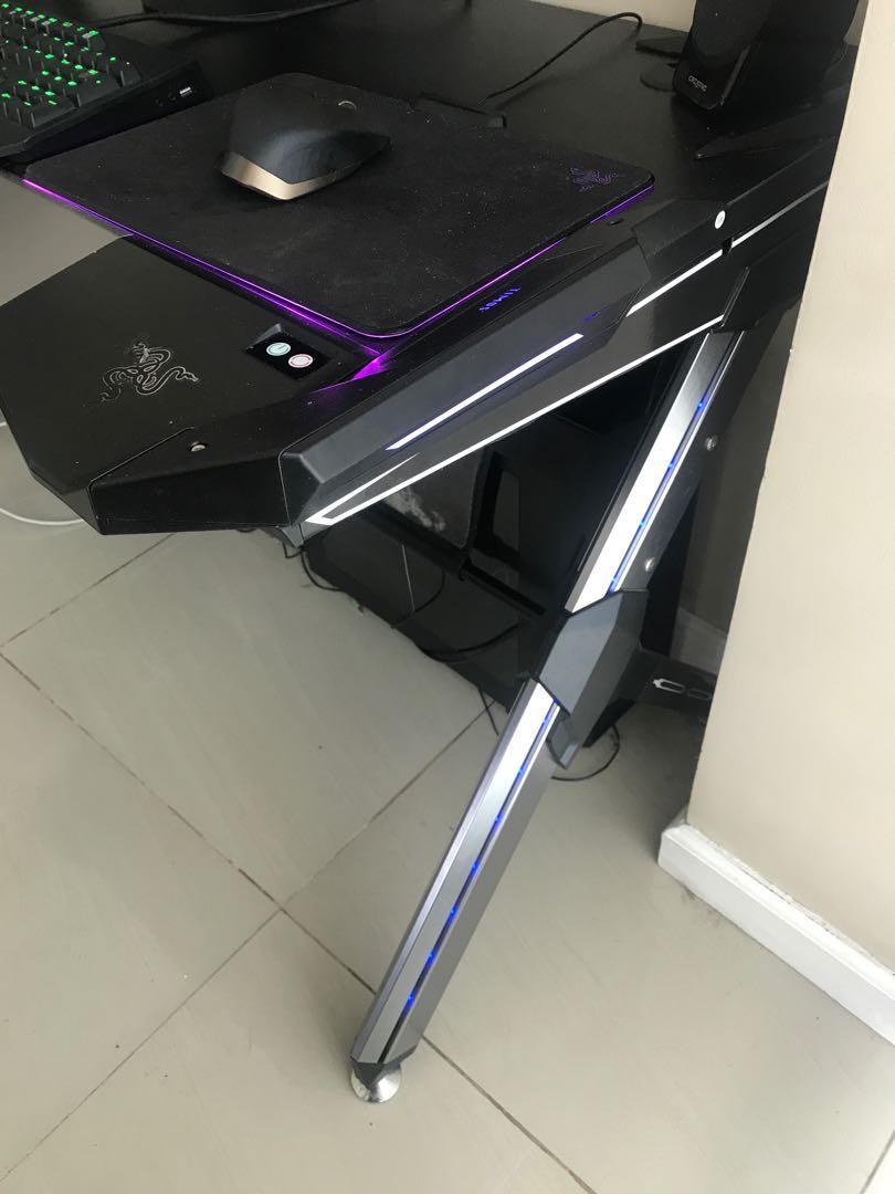 PRICE DROP RAkk USB RGB Computer desk only Computers Tech