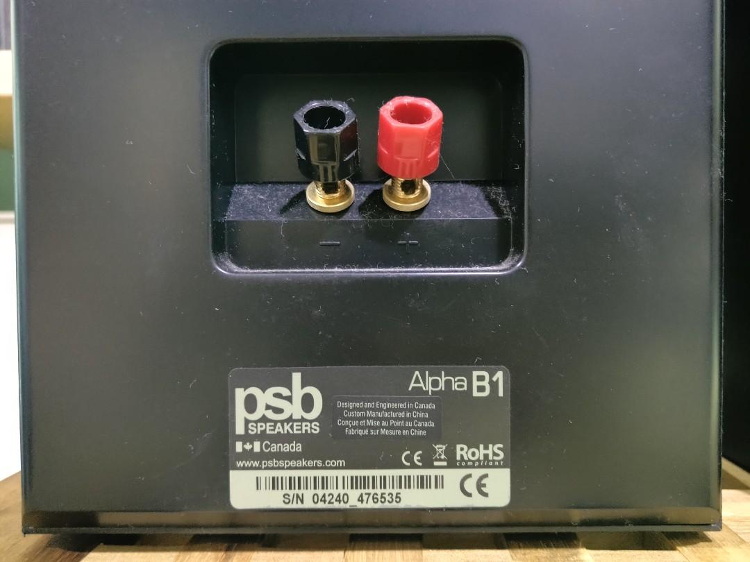 Psb Alpha B1 Bookshelf Speakers Electronics Audio On Carousell