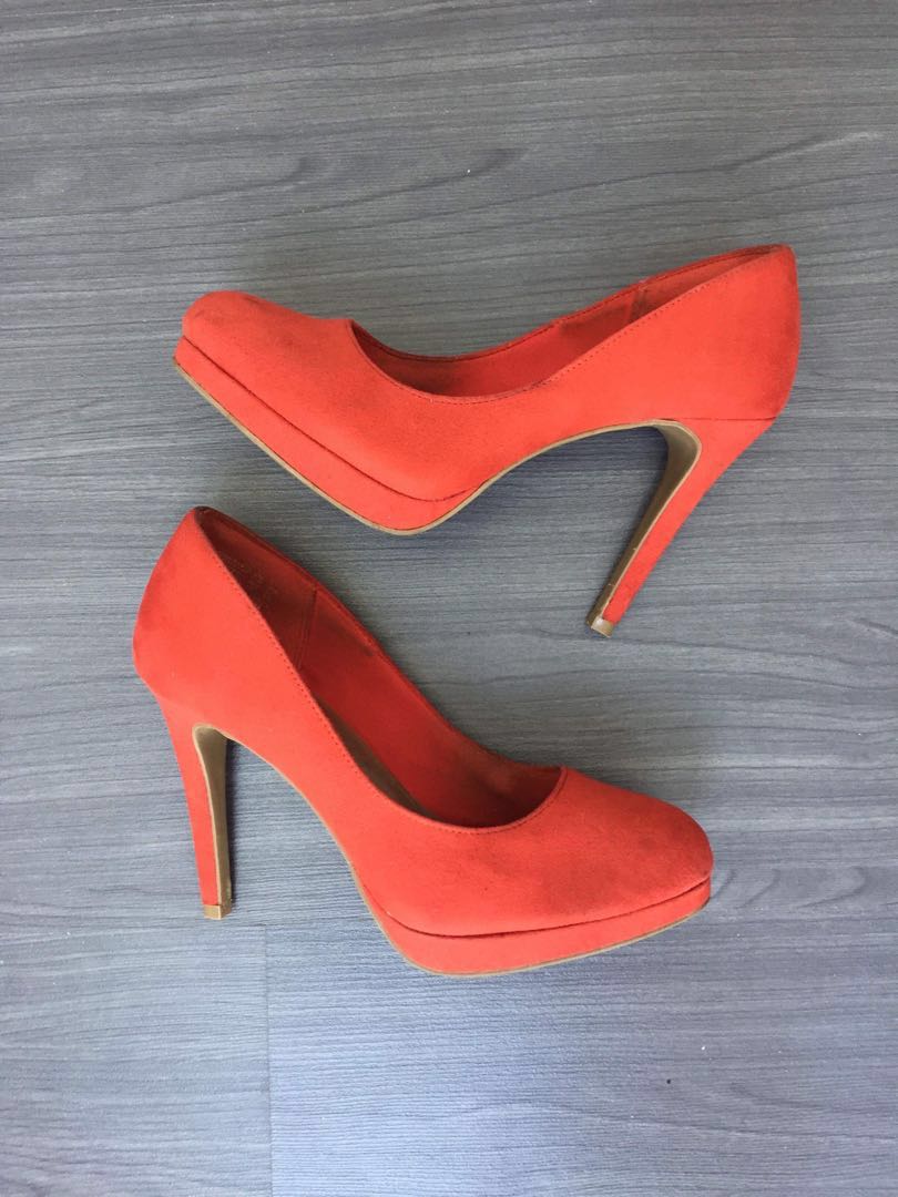 Red very comfortable sexy Heels, Women 