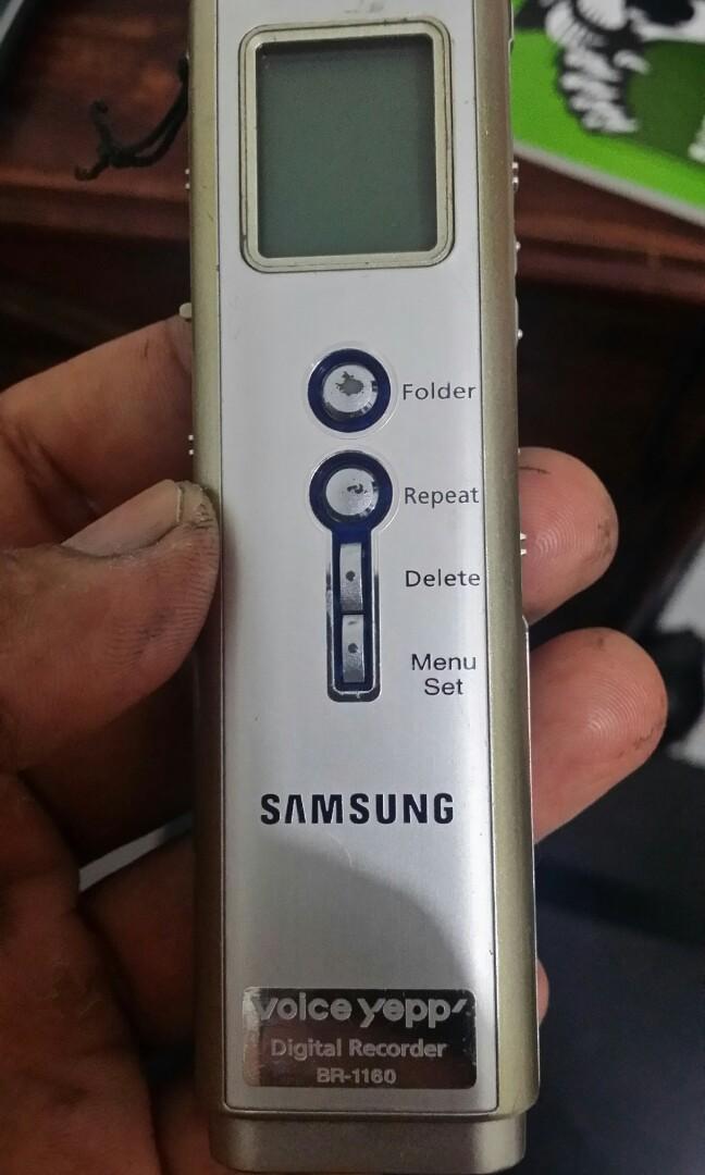 Samsung Voice recorder, Elektronik, Audio di Carousell