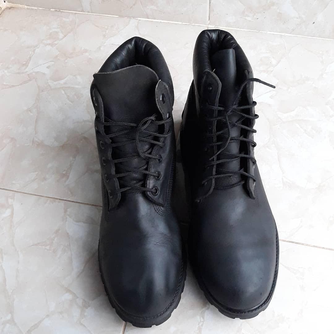 timberland boots black
