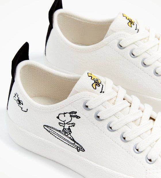 snoopy canvas shoes