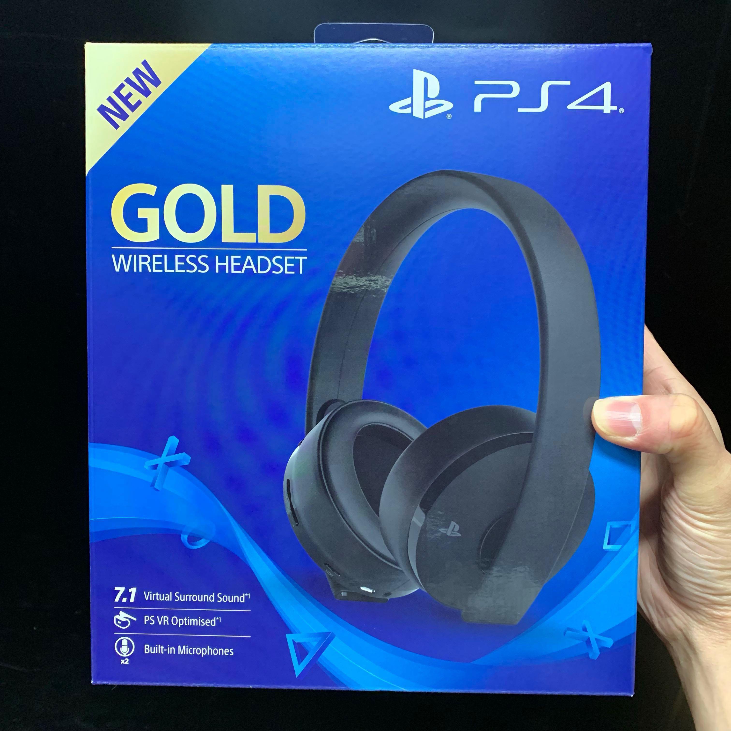 ps4 gold headset with pc