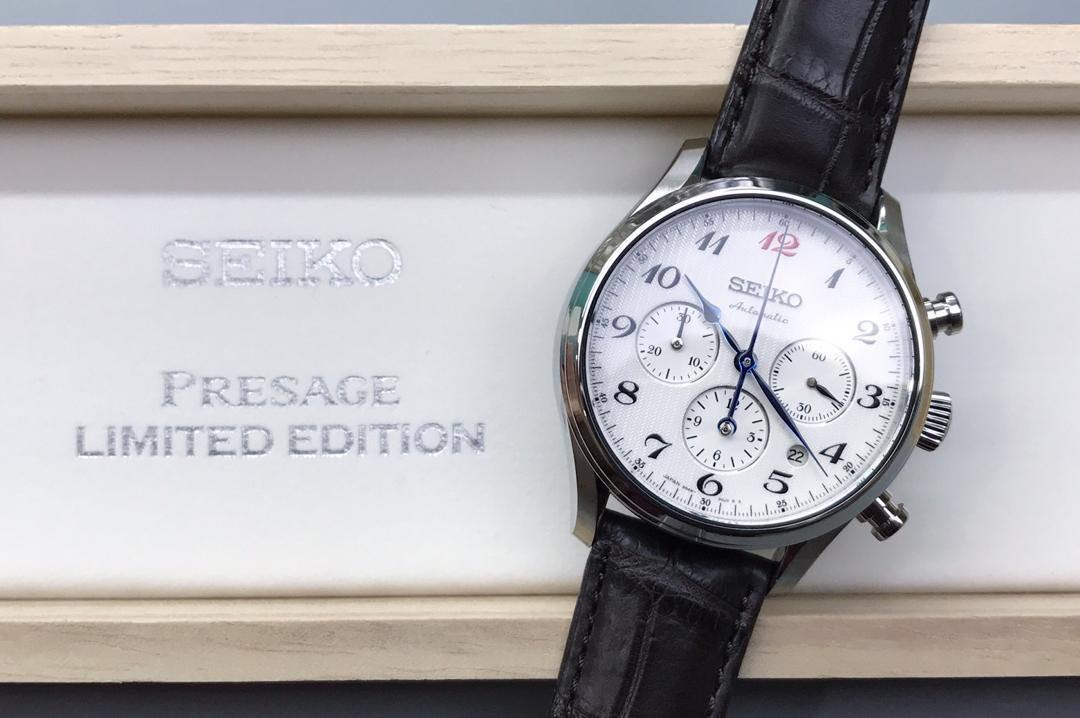Special offer BNIB SEIKO AUTOMATIC CHRONOGRAPH PRESAGE SARK011