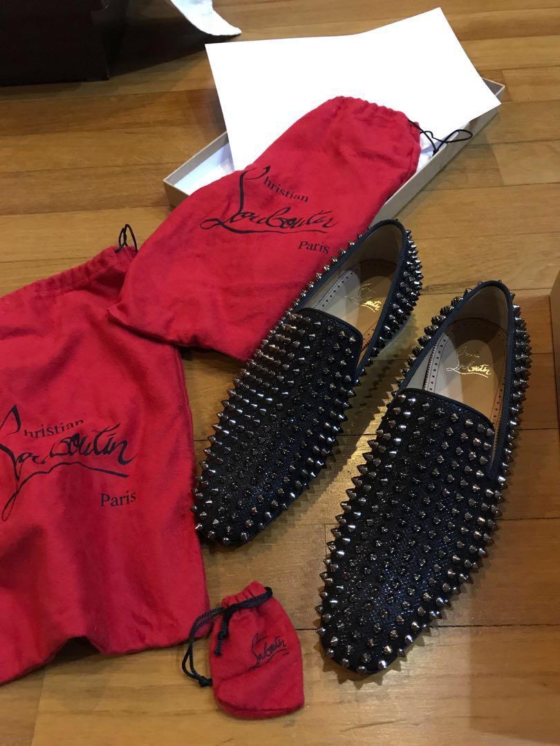 Christian louboutin dandelion spikes flat shop